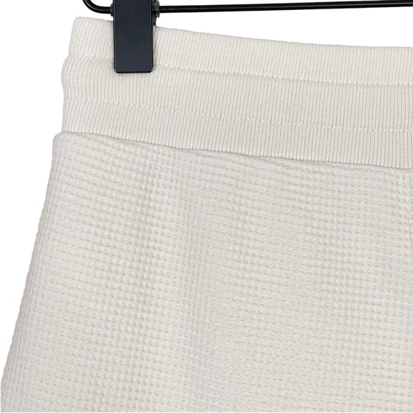 Madewell Sweatpants XS Textured Waffle Straight Drawstring Pull On Lounge Comfy - Picture 6 of 10